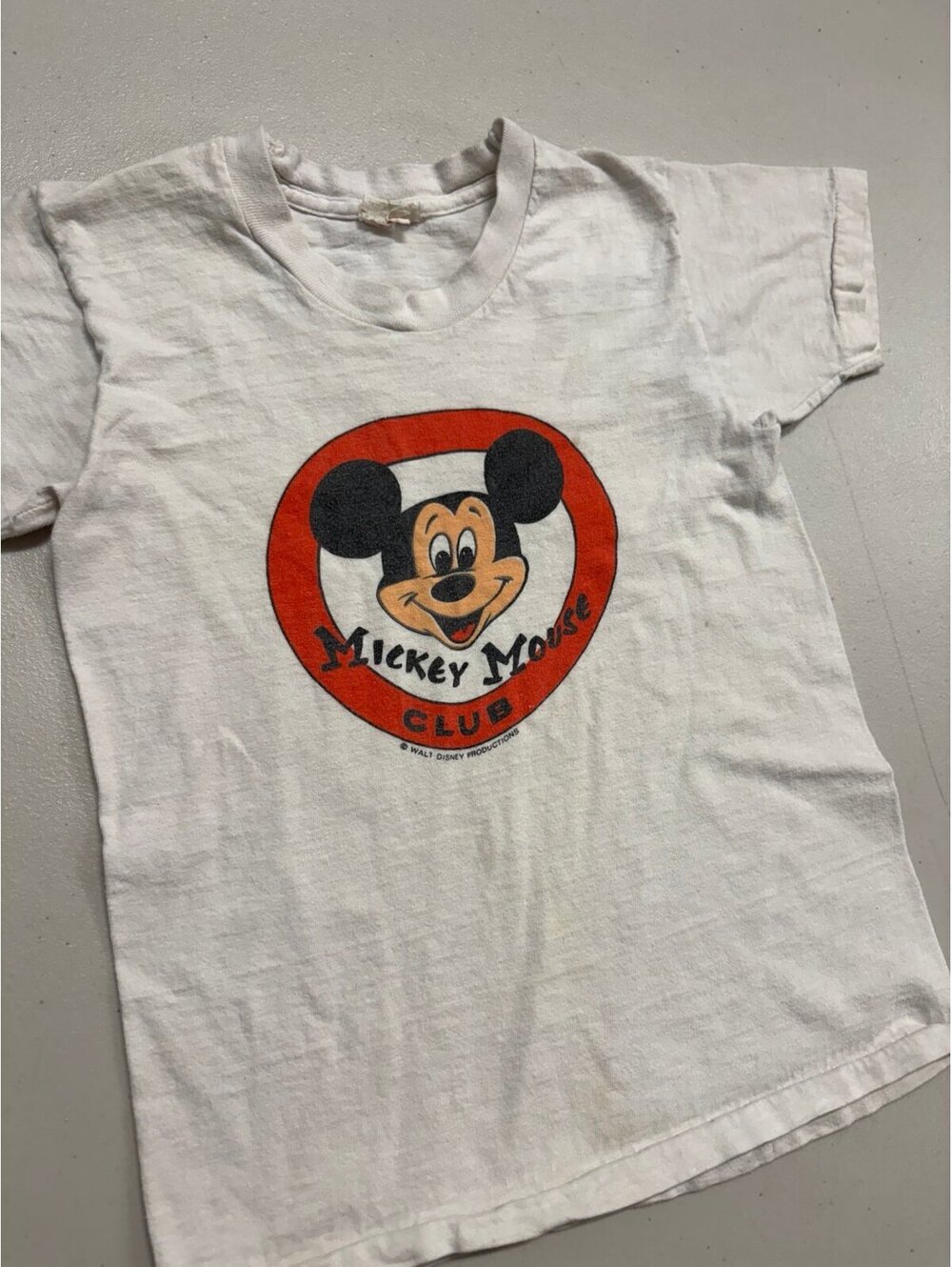 Vintage Mickey Mouse Club T-Shirt Youth Size 12 (Fits Modern 8-10) Disney